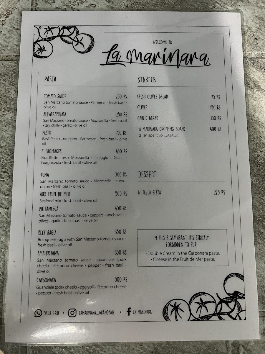 Menu La Marinara-8